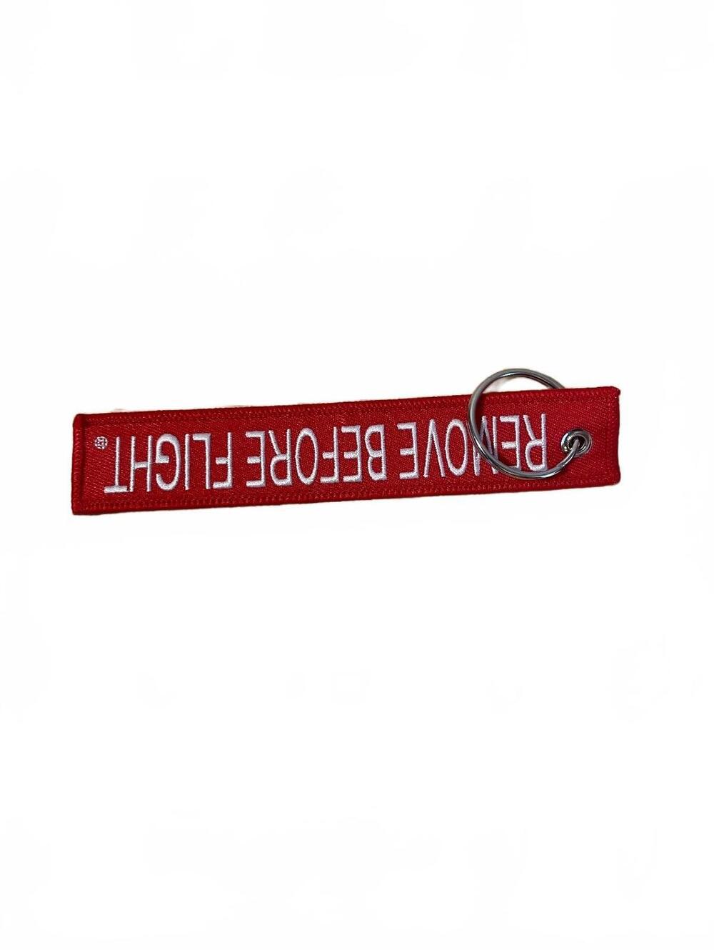 Remove Before Flight Red Keychain Tag - Picture 2 of 3